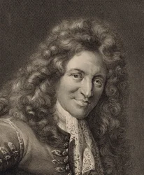 Charles Mouton lantművész és zeneszerző portréja c. 1626-1710, 1690-es évek.