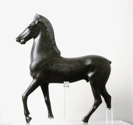 Bronz lószobor, Kr. e. 2.-1. század vége (bronz)