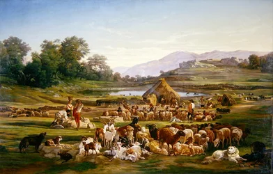 Pásztorok juhokkal