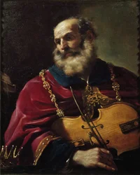 Dávid király (olaj, vászon