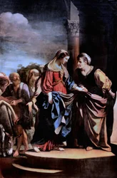 Guercino - La Visitation. A látogatás, 1632