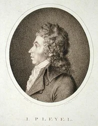 Ignaz Joseph Pleyel (1757-1831) F.W. Nettling metszete.