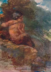 The Infant Pan, 1875, 1906.