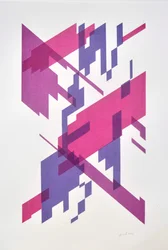 Dekonstrukció N°13, 2014 (tinta, papír)