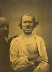 Nyugodt kifejezés (balra); undor (jobbra),1854-1856, nyomtatva 1862 (fotó)