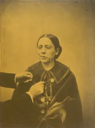 Gúnyos undor (balra); Gúnyos nevetés (jobbra),1854-1856, nyomtatva 1862 (fotó)