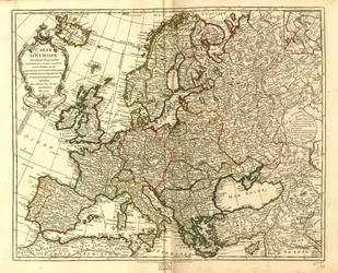 Európa térképe. LOC 97683588