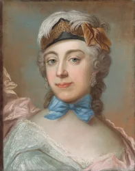 Ulrika Charlotta Sprengtporten bárónő portréja 1724-1780.