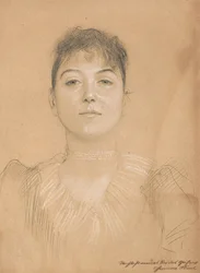 Női portré, 1890-1891 körül
