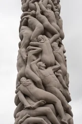 People Monolith, szobor a Frogner Parkban, Oslo, Norvégia (gránit)