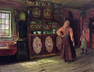 Az előadás (olaj, vászon)