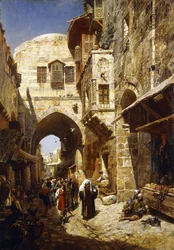 Dávid utca, Jeruzsálem, 1887