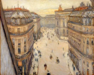Rue Halévy, kilátás a hatodik emeletről