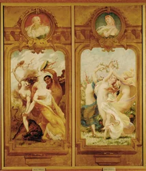 A Foyer de la Danse négy Boulanger-festményt tartalmaz, amelyeken egy Danse Bachique, Bacchanalia és egy danse champetre, egy country-tánc látható... (falfestmény).