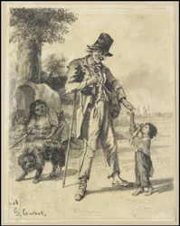 Alamizsna egy koldustól Ornansban, 1868