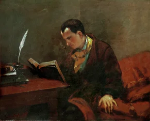 Charles Baudelaire, francia költő (olaj, vászon)