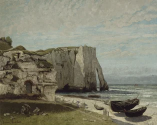 Etretat sziklái a vihar után