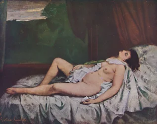 Fekvő női akt, a 19. század közepe, 1937