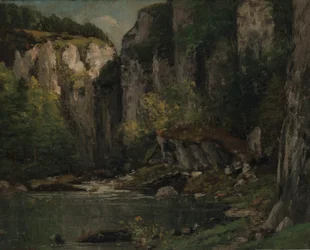 Folyó és sziklák, 1873-77.