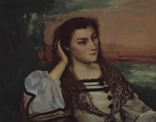 Gabrielle Borreau álmodozási portréja, 1862.