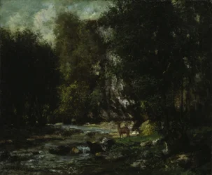 A Les Puits-Noir patak, 1855 körül (olaj, vászon)