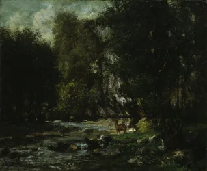 A Les Puits-Noir patak, c. 1855.