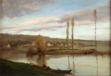 A Szajna Bougivalnál, 1851 körül (olaj, vászon)