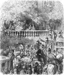 "Egy blokk az úton", 1872.