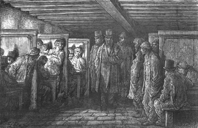 "A Whitechapel kávéház", 1872.
