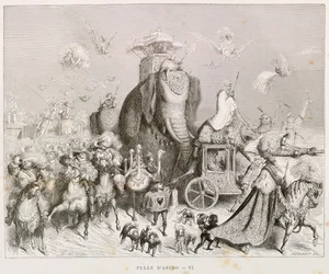 Szamárbőr, illusztráció: Charles Perrault (1628-1703), Gustave Dore (1832-1883) a Complete Fairy Tales-hez