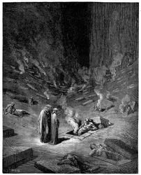 Pokol: Dis városa, az alvilág római istene, 1863