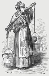 "The Milk Woman", 1872.