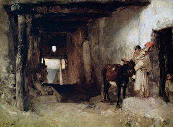 Ház a Szaharában, 1880-as évek.