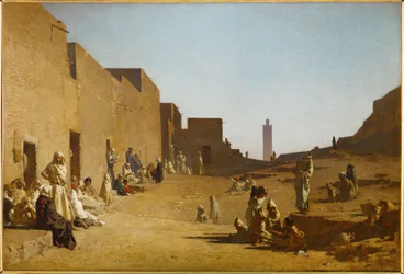 Laghouat, Szahara, Algéria (festmény, vászon)