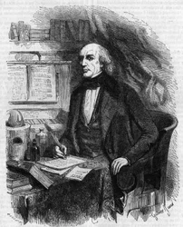 Mathieu Jose Bonaventure Orfila (1787-1853) francia orvos és vegyész portréja. Gustave Janet metszet