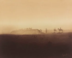 Lovassági manőverek, Camp de Châlons, 1857 (fénykép)