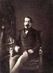 Louis Napoleon Bonaparte (1808-1873) III. Napóleon leendő császár, itt a francia köztársaság első elnökeként, fotó: Gustave Le Gray