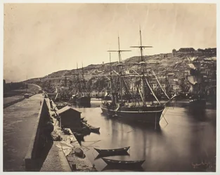 Sète-Mediterranean Port et Ville de Sète-Mediterranée kikötője és városa, 1857.