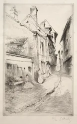 Iskola utca Troyesben, 1902.