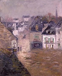 Fine Rain, Pont Aven, 1922 körül (olaj, vászon)