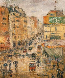 Rue de Clignancourt, Párizs, 1924 körül