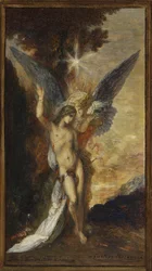 Moreau - Szent Sebestyén és az angyal, 1876 körül