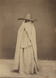 Algériai nő, 1850-es évek vége.