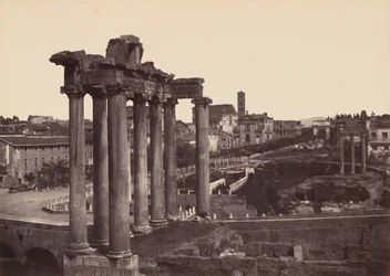 Róma, Vue Prise au Forum (Róma, a Fórumról),1858-1859 (fénykép)