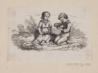 Illusztráció az "Ib and little Christine"-hez H.C. Andersen, "Tündérmesék és történetek", 2. kötet