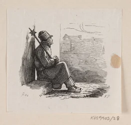 Illusztráció a "Lykkens Kalosker"-hez H.C. Andersen, "Tündérmesék és történetek", 1. kötet