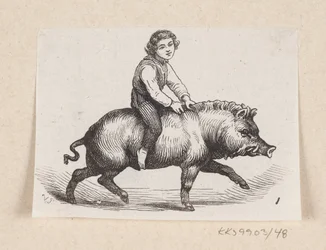 Illusztráció a "The Metal Pig"-hez H.C. Andersen, "Tündérmesék és történetek", 1. kötet