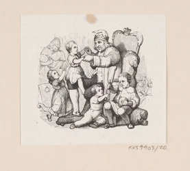 Illusztráció a "The Traveling Companion" című filmhez H.C. Andersen, "Tündérmesék és történetek", 1. kötet