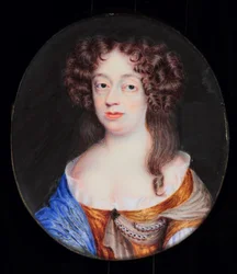 Frances Pierrepont, Newcastle hercegnője (akvarell elefántcsonton)