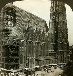 St Stephansdom székesegyház, Bécs, Ausztria.